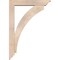 Ekena Millwork Thorton Traditional Smooth Bracket w/ Offset Brace, Douglas Fir, 5 1/2"W x 28"D x 40"H BKT0604X28X40THR01SDF - alternate 4